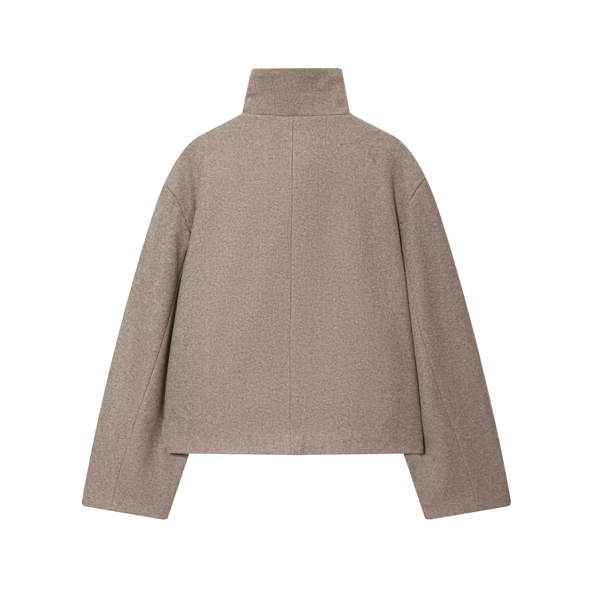 Chaqueta corta de cuello alto